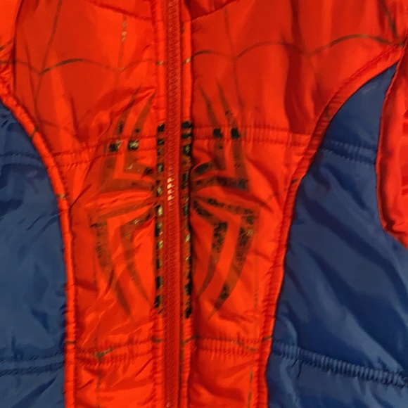Marvel Spider-Man short sleeve rain coat size 6 - Picture 2 of 3